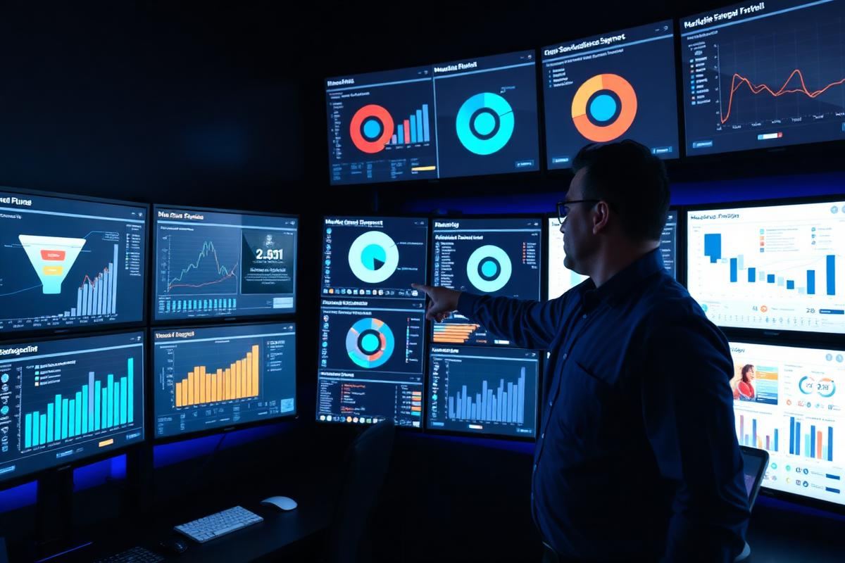Marketing analytics wall